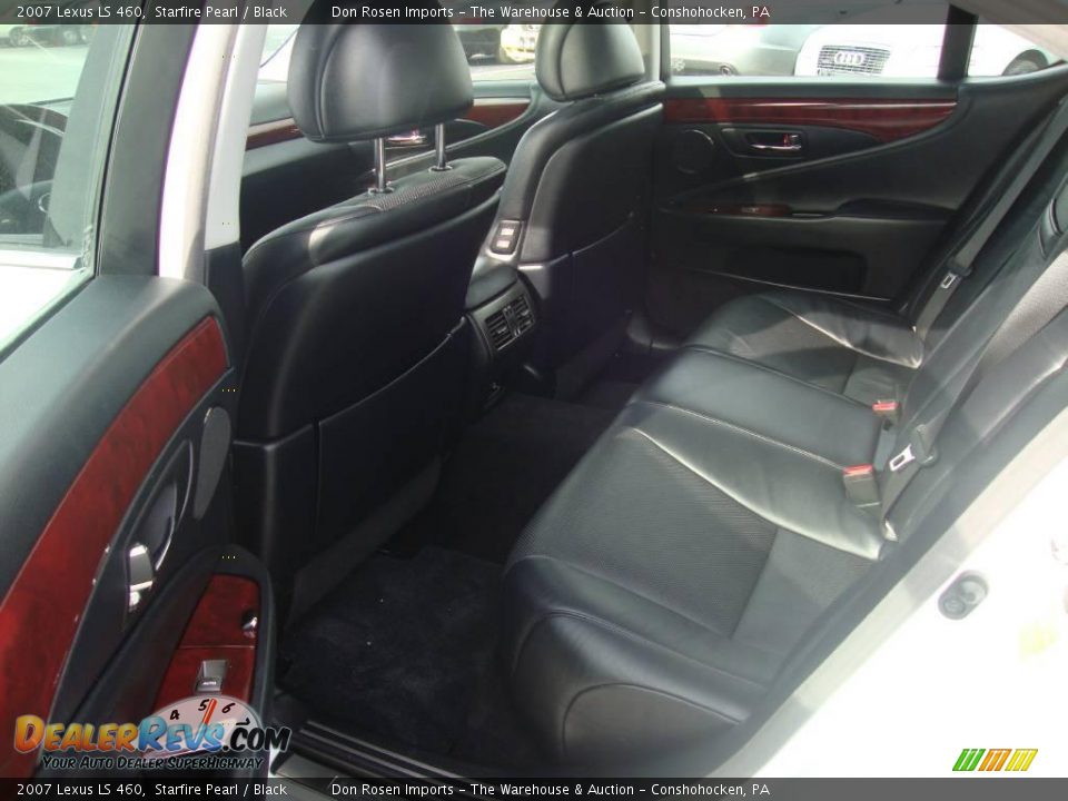 2007 Lexus LS 460 Starfire Pearl / Black Photo #20