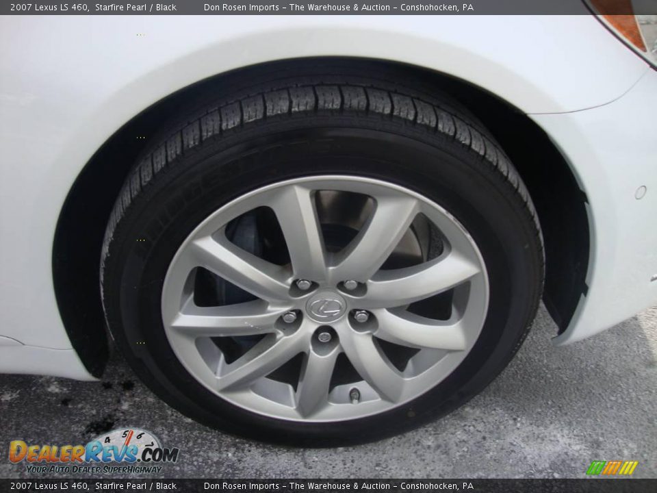 2007 Lexus LS 460 Starfire Pearl / Black Photo #24