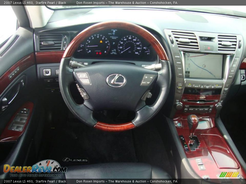 2007 Lexus LS 460 Starfire Pearl / Black Photo #29