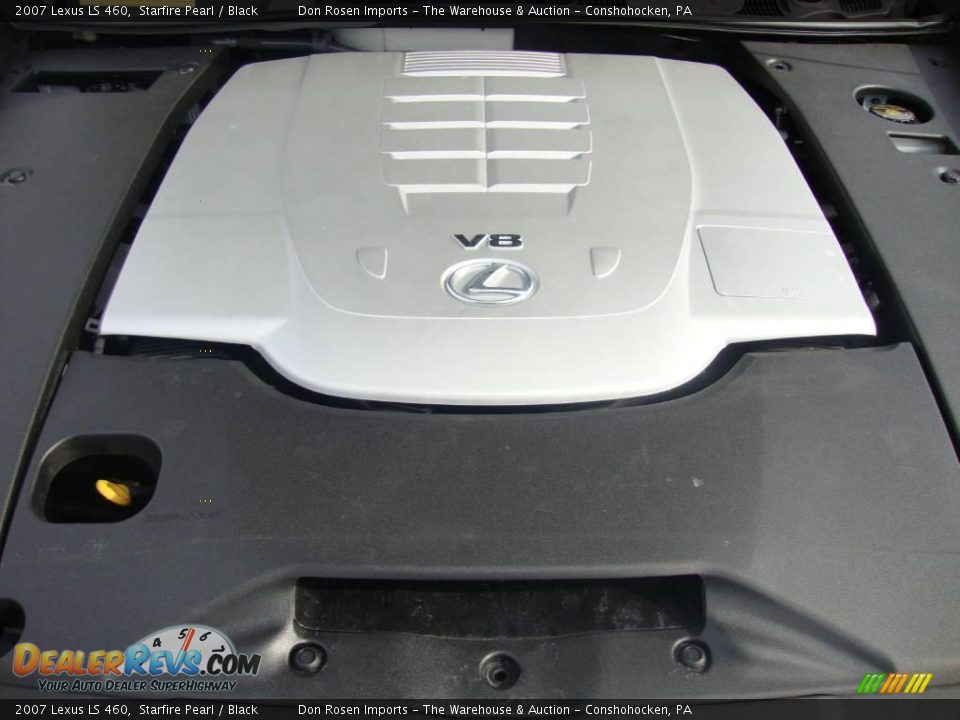 2007 Lexus LS 460 Starfire Pearl / Black Photo #31