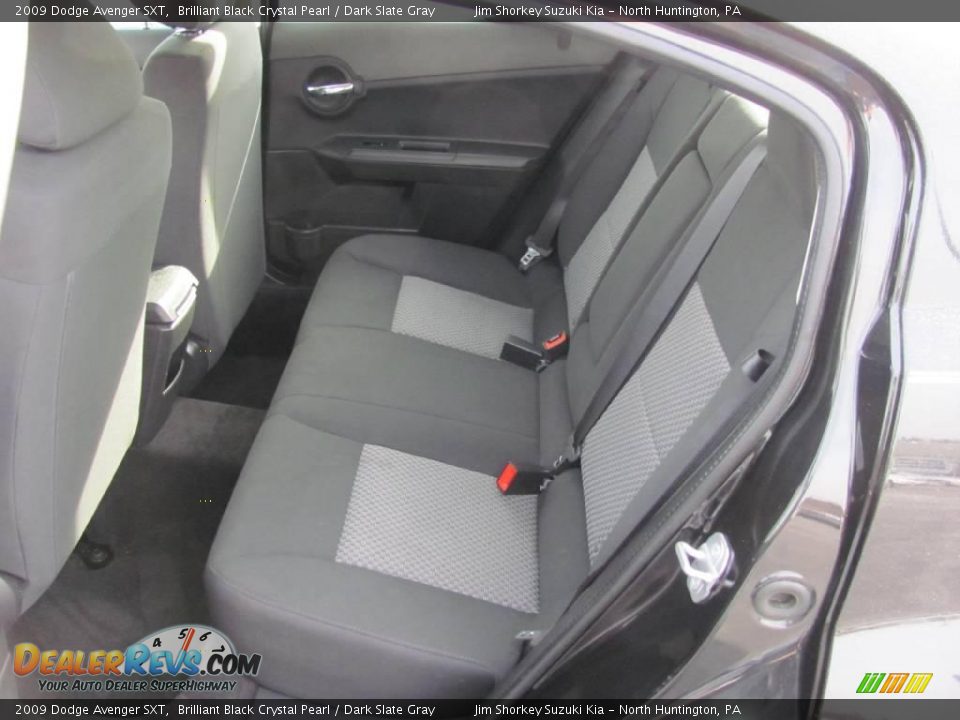 2009 Dodge Avenger SXT Brilliant Black Crystal Pearl / Dark Slate Gray Photo #8