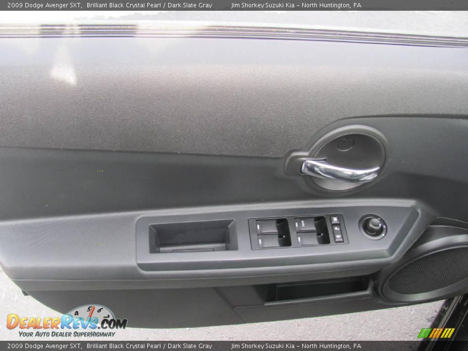2009 Dodge Avenger SXT Brilliant Black Crystal Pearl / Dark Slate Gray Photo #10