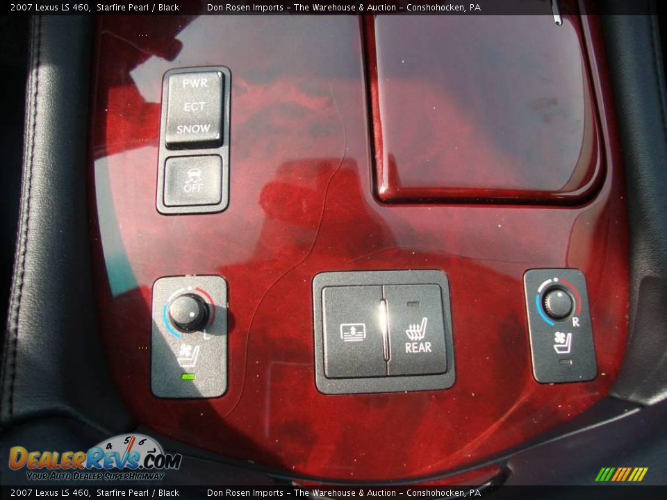 2007 Lexus LS 460 Starfire Pearl / Black Photo #36