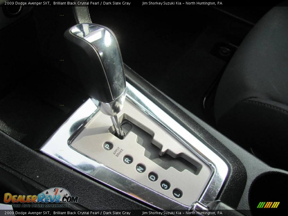 2009 Dodge Avenger SXT Brilliant Black Crystal Pearl / Dark Slate Gray Photo #13