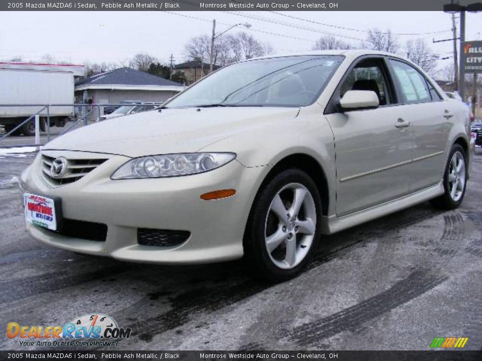 2005 Mazda MAZDA6 i Sedan Pebble Ash Metallic / Black Photo #1