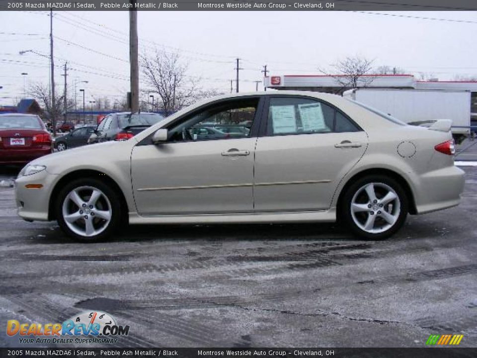2005 Mazda MAZDA6 i Sedan Pebble Ash Metallic / Black Photo #2