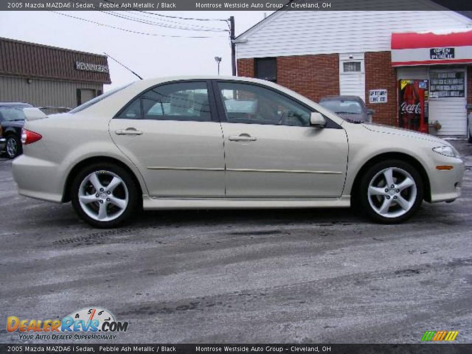 2005 Mazda MAZDA6 i Sedan Pebble Ash Metallic / Black Photo #6