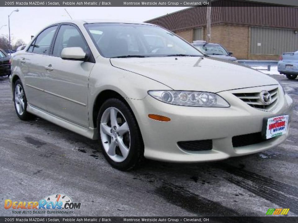 2005 Mazda MAZDA6 i Sedan Pebble Ash Metallic / Black Photo #7