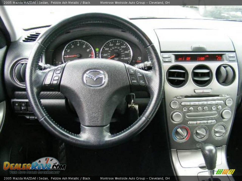 2005 Mazda MAZDA6 i Sedan Pebble Ash Metallic / Black Photo #15