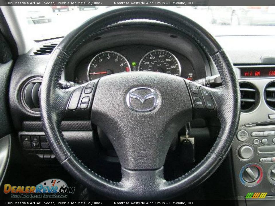 2005 Mazda MAZDA6 i Sedan Pebble Ash Metallic / Black Photo #16