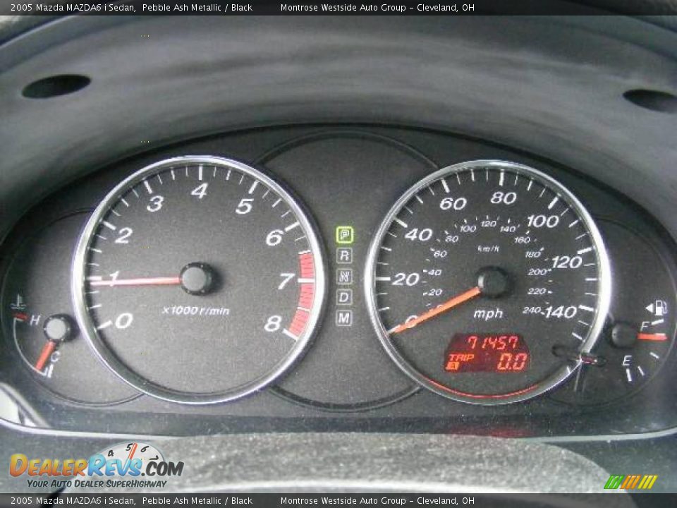 2005 Mazda MAZDA6 i Sedan Pebble Ash Metallic / Black Photo #17