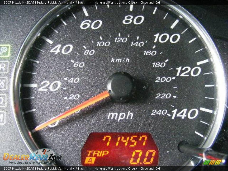 2005 Mazda MAZDA6 i Sedan Pebble Ash Metallic / Black Photo #18