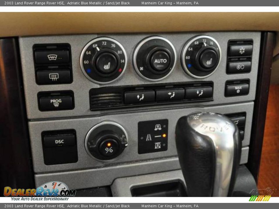 2003 Land Rover Range Rover HSE Adriatic Blue Metallic / Sand/Jet Black Photo #12