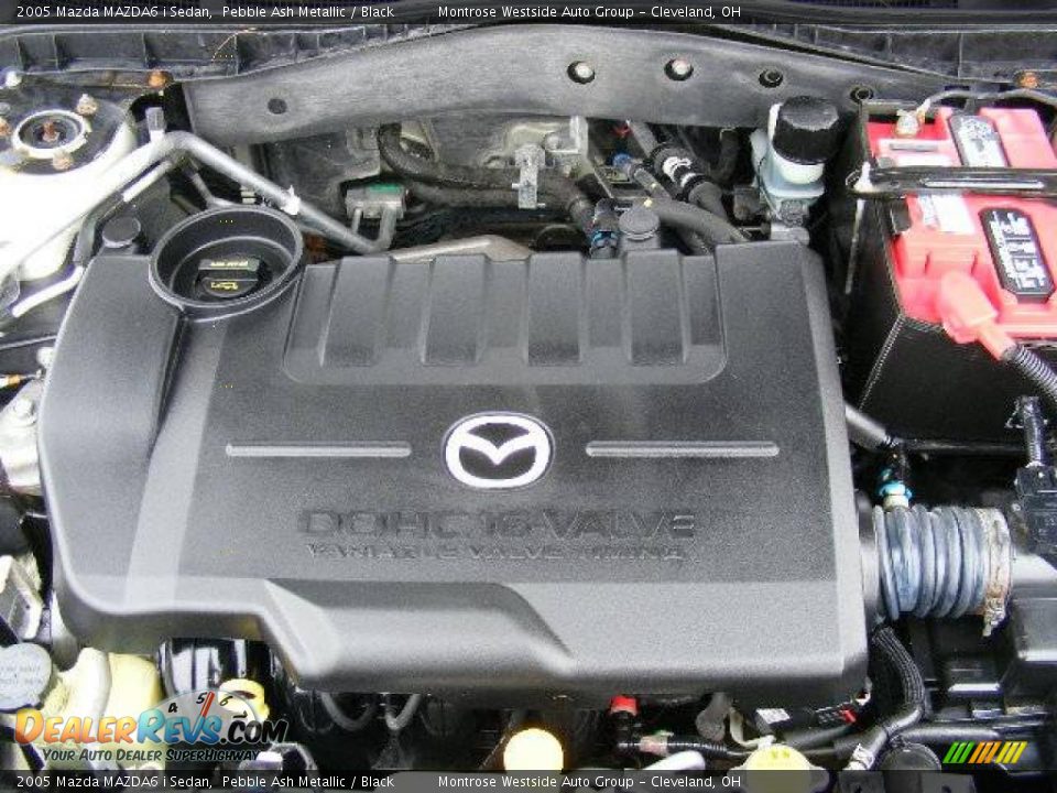 2005 Mazda MAZDA6 i Sedan Pebble Ash Metallic / Black Photo #31