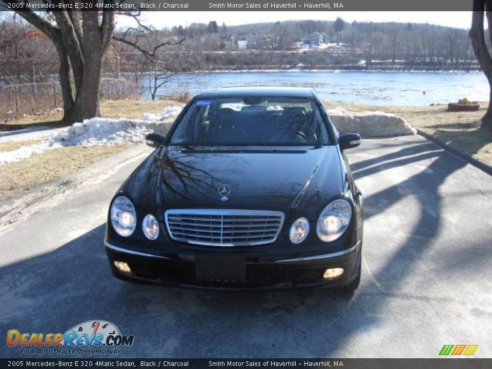2005 Mercedes-Benz E 320 4Matic Sedan Black / Charcoal Photo #1