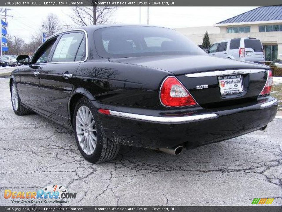 2006 Jaguar XJ XJ8 L Ebony Black / Charcoal Photo #3