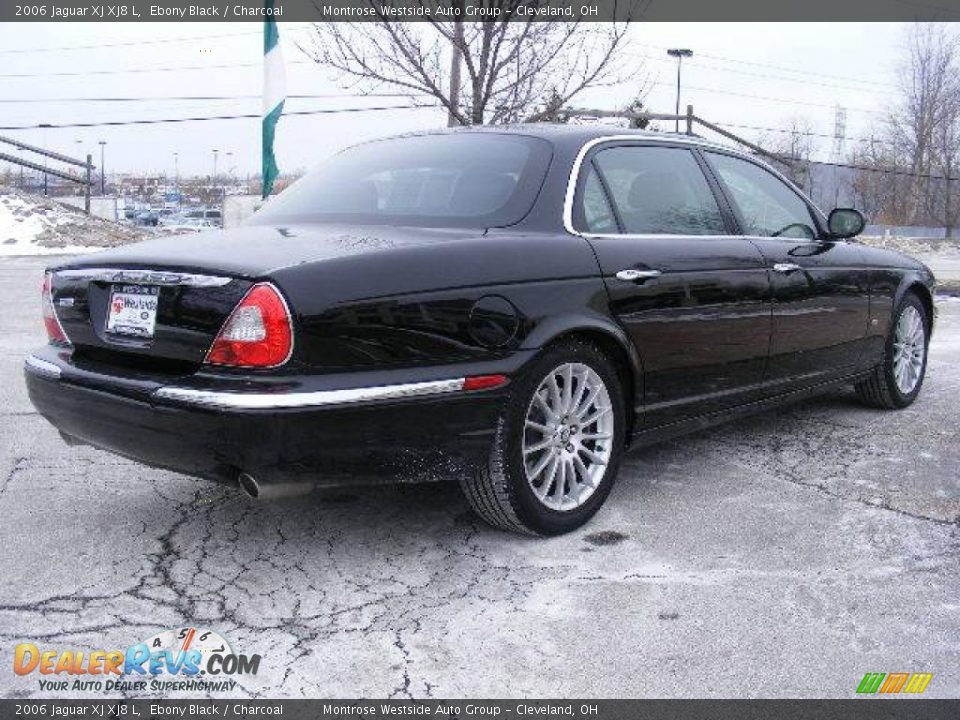 2006 Jaguar XJ XJ8 L Ebony Black / Charcoal Photo #5