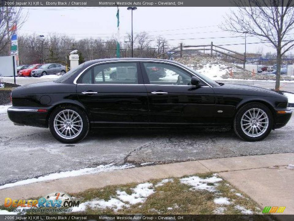2006 Jaguar XJ XJ8 L Ebony Black / Charcoal Photo #6