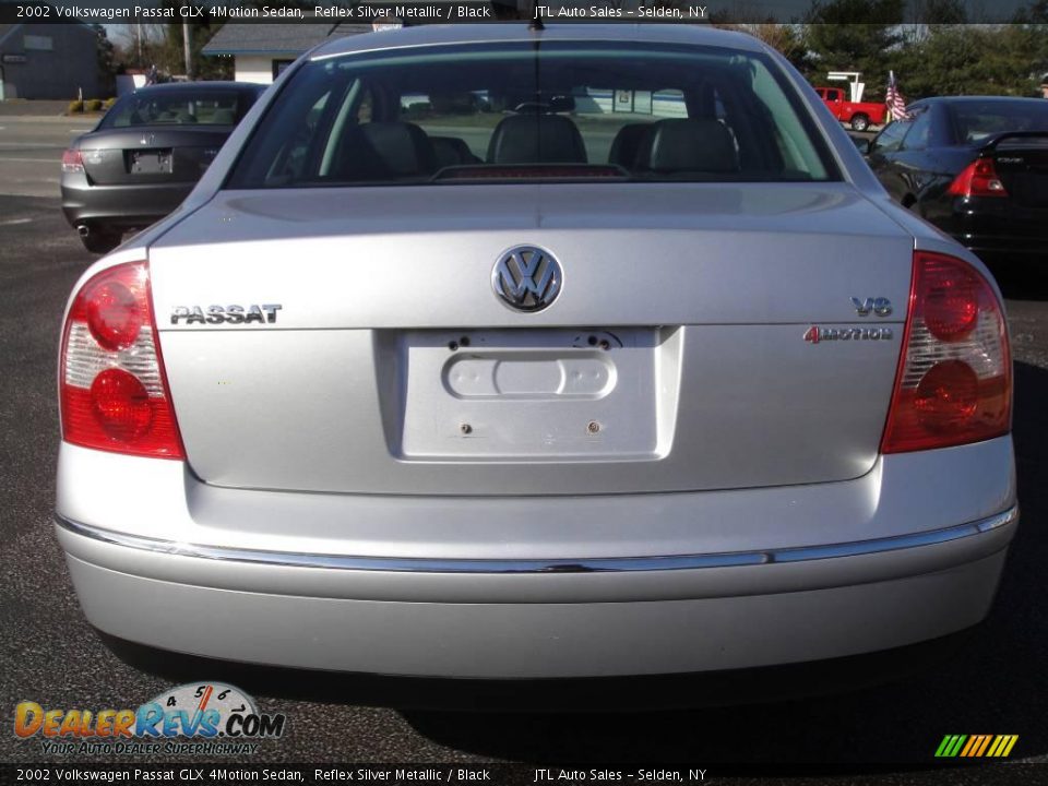 2002 Volkswagen Passat GLX 4Motion Sedan Reflex Silver Metallic / Black Photo #5
