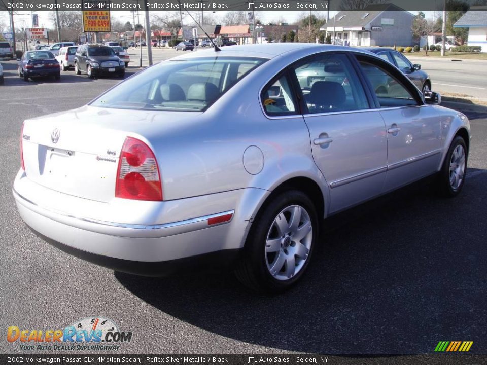 2002 Volkswagen Passat GLX 4Motion Sedan Reflex Silver Metallic / Black Photo #6