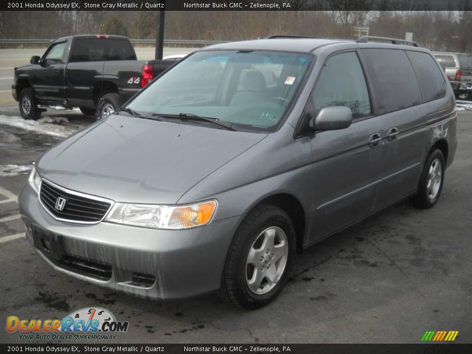 2001 Honda Odyssey EX Stone Gray Metallic / Quartz Photo #13