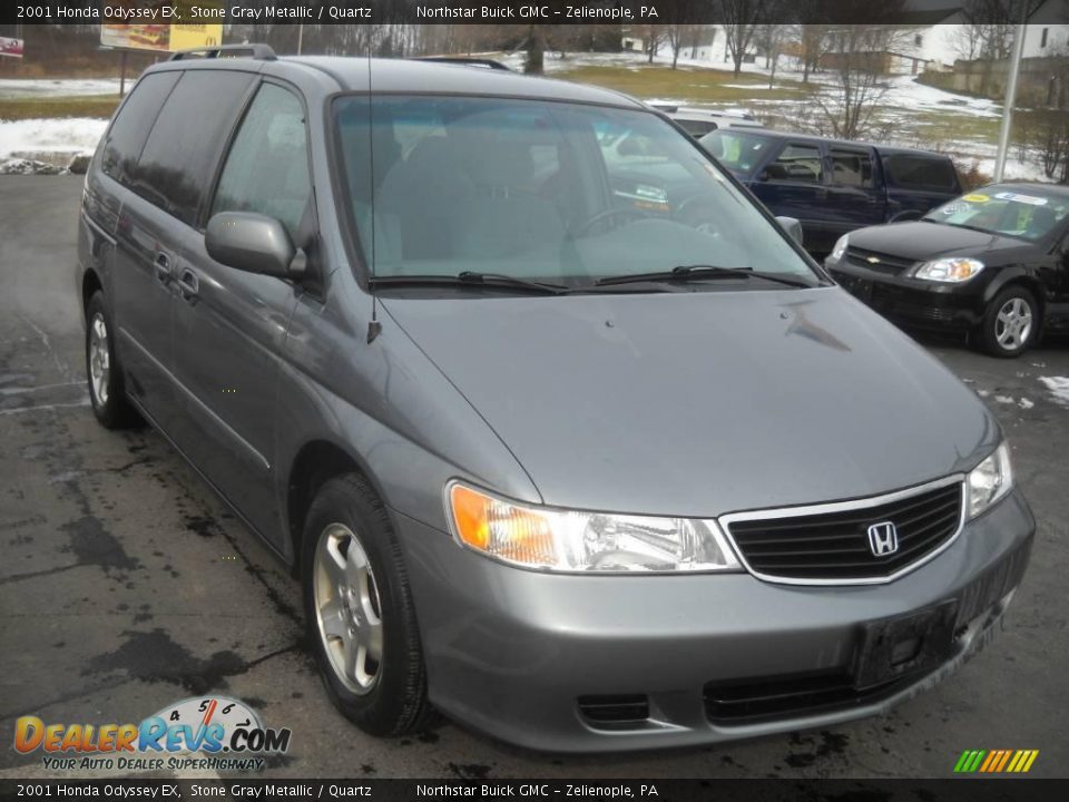 2001 Honda Odyssey EX Stone Gray Metallic / Quartz Photo #15