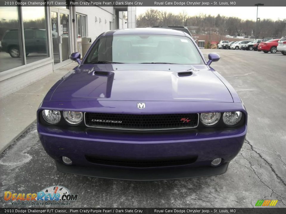 2010 Dodge Challenger R/T Classic Plum Crazy Purple Pearl / Dark Slate Gray Photo #2