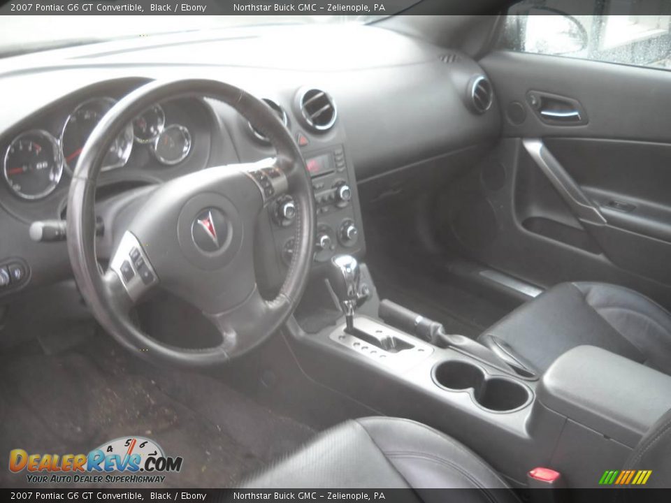 2007 Pontiac G6 GT Convertible Black / Ebony Photo #7