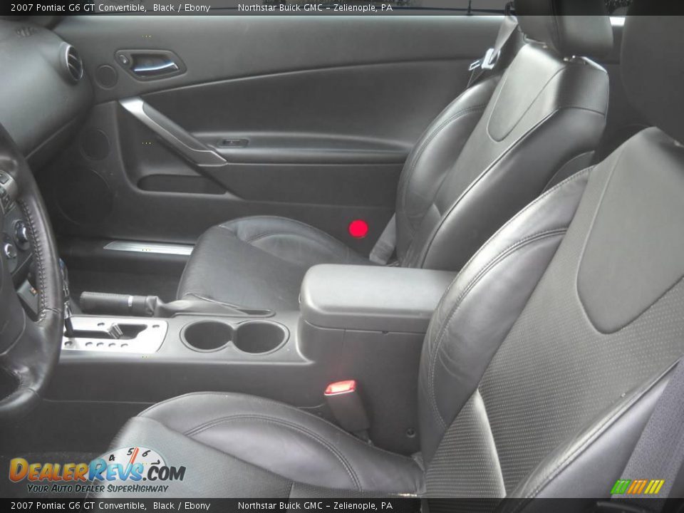2007 Pontiac G6 GT Convertible Black / Ebony Photo #8