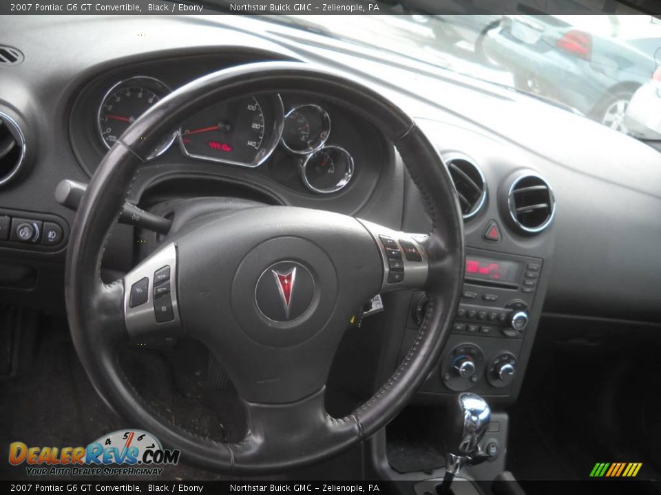2007 Pontiac G6 GT Convertible Black / Ebony Photo #10
