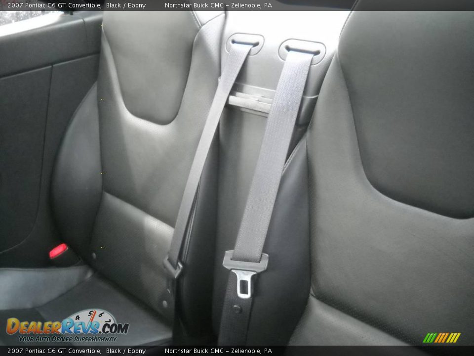 2007 Pontiac G6 GT Convertible Black / Ebony Photo #11
