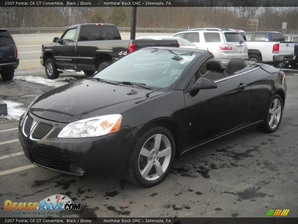 2007 Pontiac G6 GT Convertible Black / Ebony Photo #12