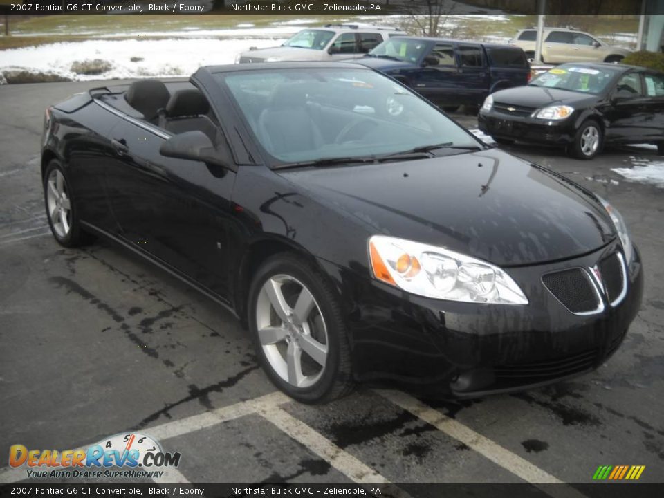 2007 Pontiac G6 GT Convertible Black / Ebony Photo #14
