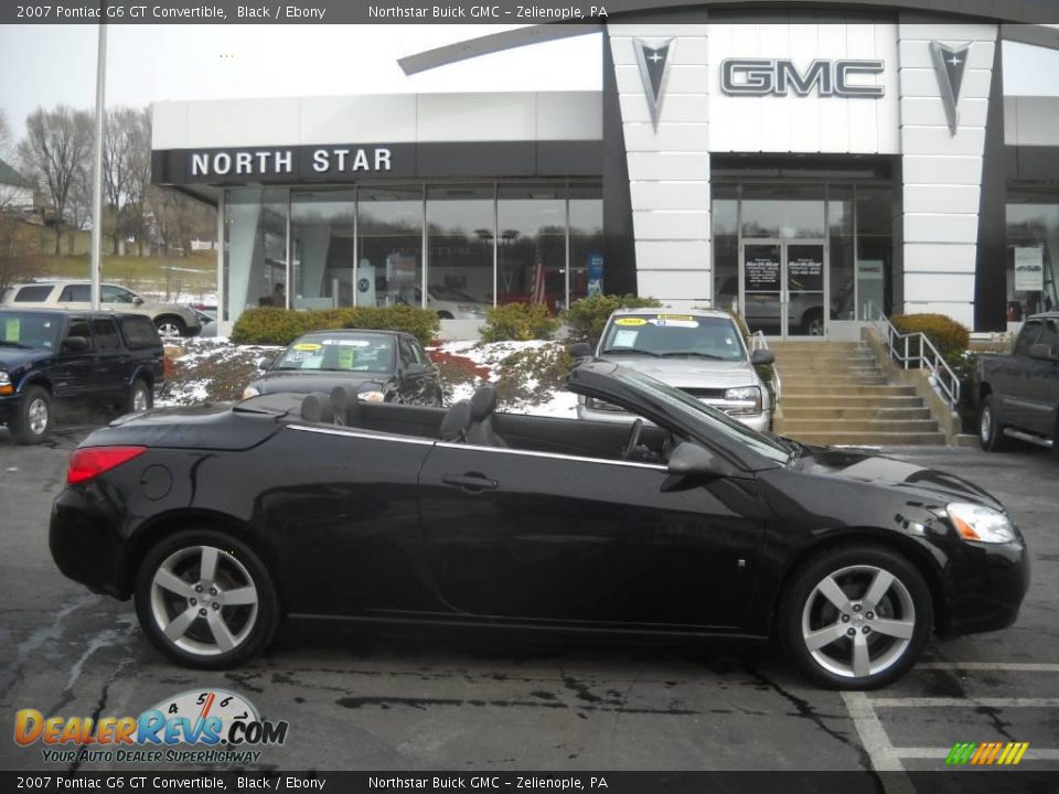 2007 Pontiac G6 GT Convertible Black / Ebony Photo #15