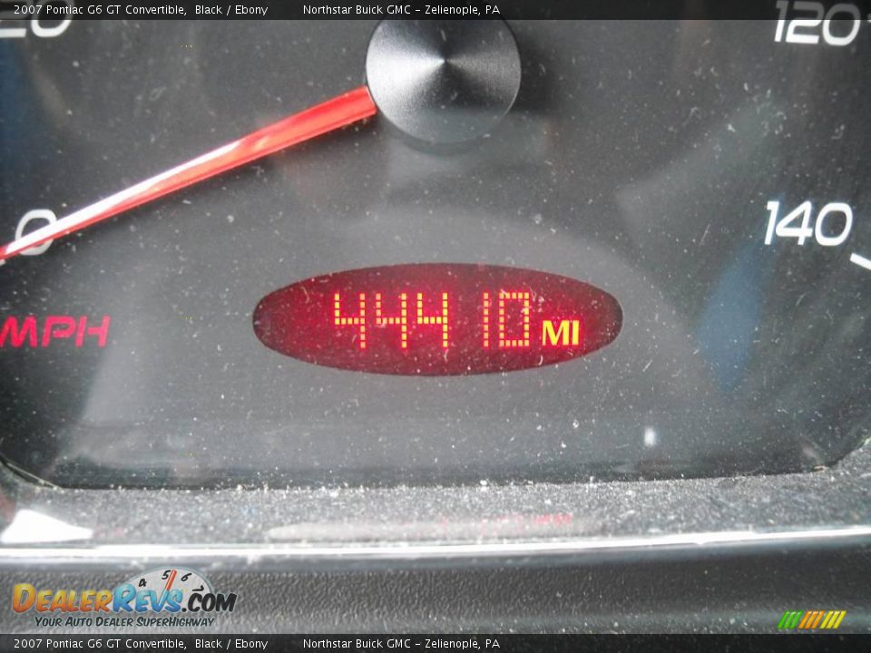 2007 Pontiac G6 GT Convertible Black / Ebony Photo #20
