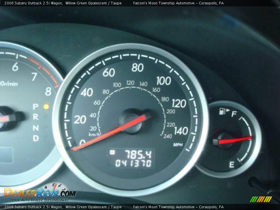 2006 Subaru Outback 2.5i Wagon Willow Green Opalescent / Taupe Photo #15