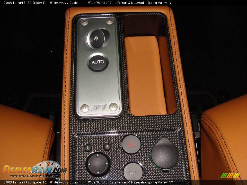 2009 Ferrari F430 Spider F1 White Avus / Cuoio Photo #17