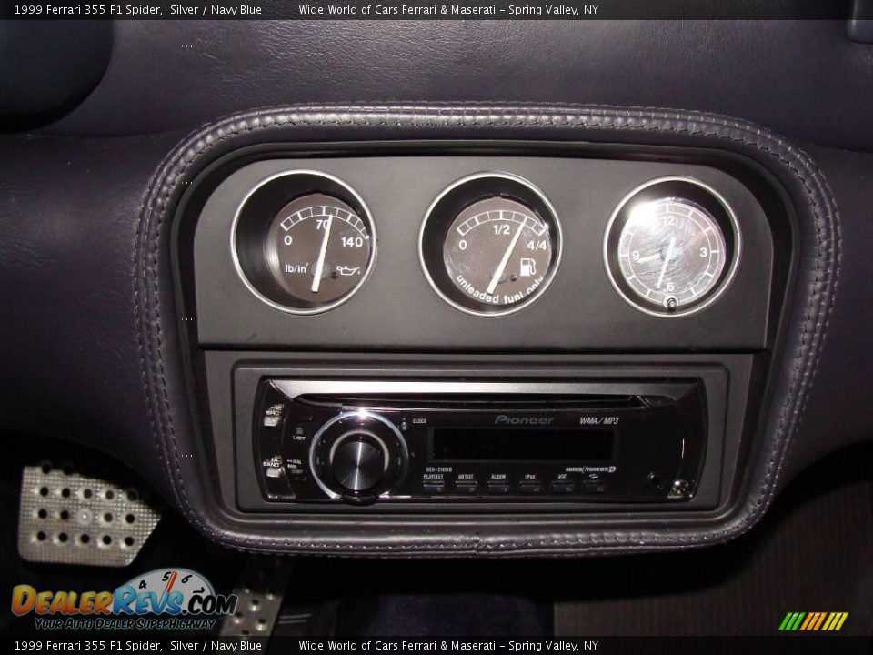 1999 Ferrari 355 F1 Spider Silver / Navy Blue Photo #14