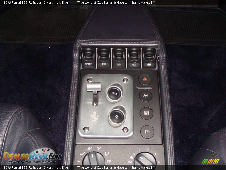 1999 Ferrari 355 F1 Spider Silver / Navy Blue Photo #15