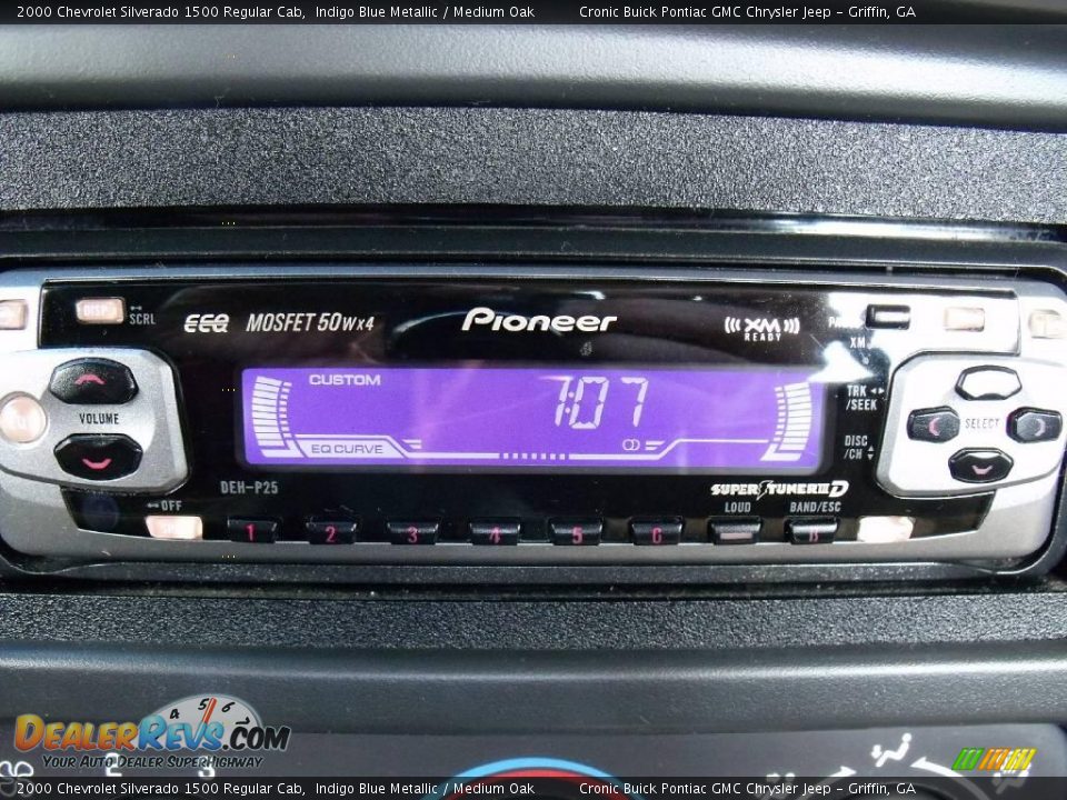 2000 Chevrolet Silverado 1500 Regular Cab Indigo Blue Metallic / Medium Oak Photo #16