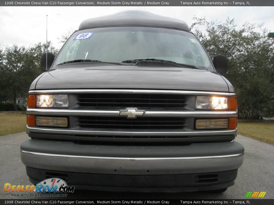 1998 Chevrolet Chevy Van G10 Passenger Conversion Medium Storm Grey Metallic / Medium Gray Photo #2