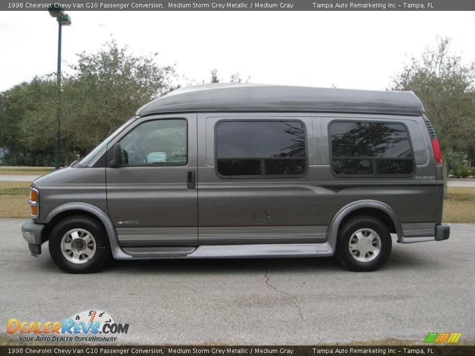 1998 Chevrolet Chevy Van G10 Passenger Conversion Medium Storm Grey Metallic / Medium Gray Photo #7