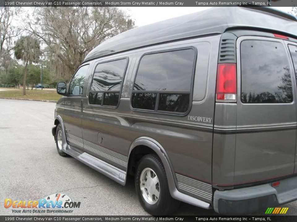 1998 Chevrolet Chevy Van G10 Passenger Conversion Medium Storm Grey Metallic / Medium Gray Photo #9