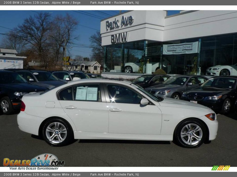 2008 BMW 3 Series 328i Sedan Alpine White / Beige Photo #1