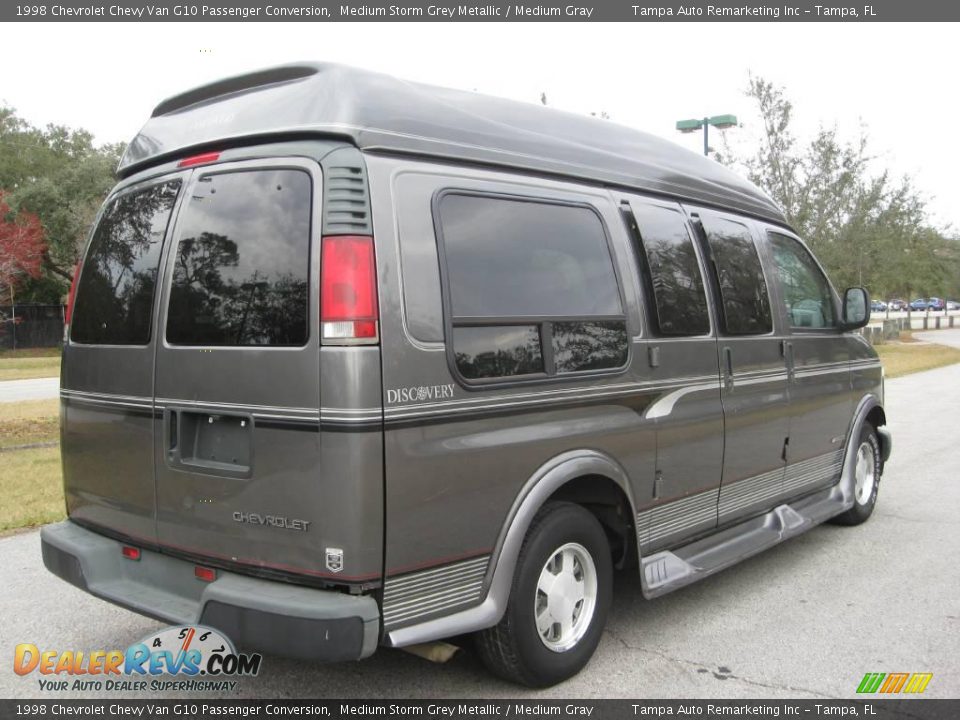 1998 Chevrolet Chevy Van G10 Passenger Conversion Medium Storm Grey Metallic / Medium Gray Photo #12