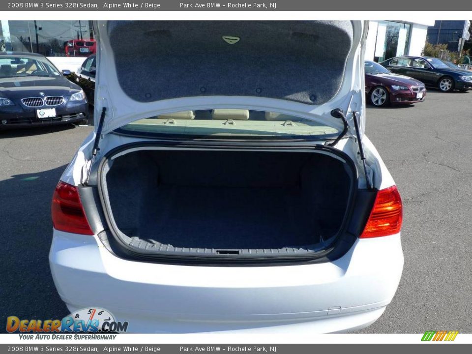 2008 BMW 3 Series 328i Sedan Alpine White / Beige Photo #12