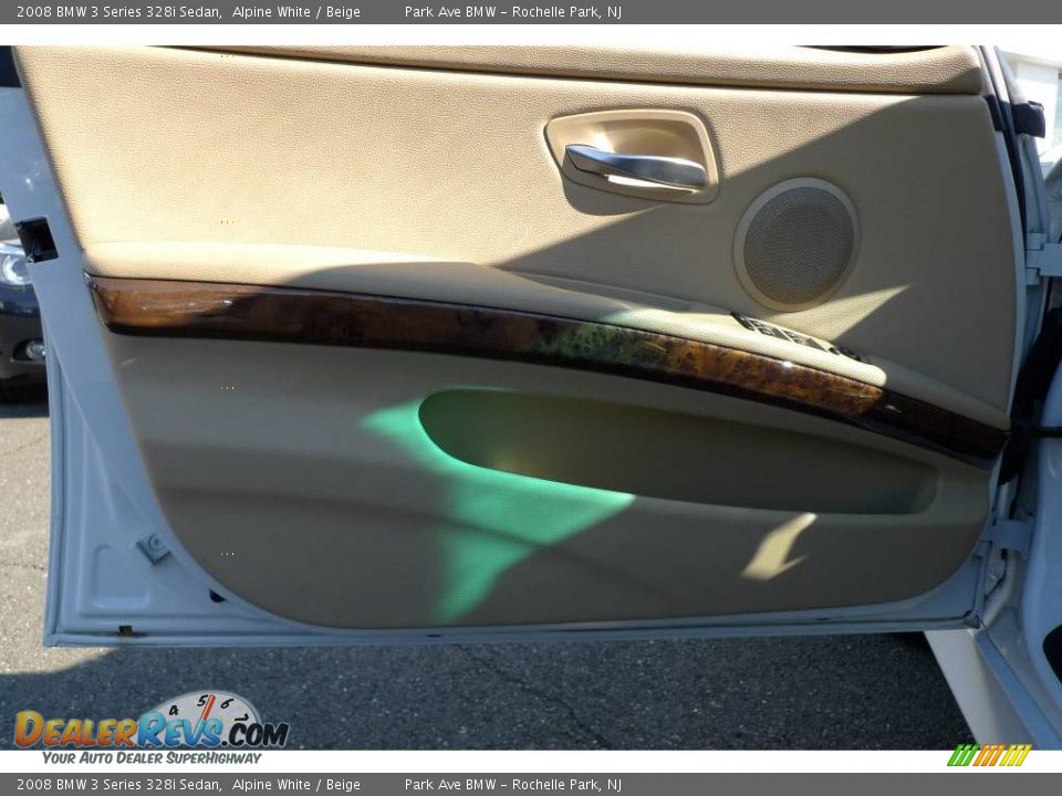 2008 BMW 3 Series 328i Sedan Alpine White / Beige Photo #13