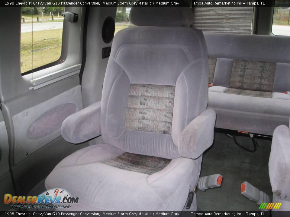 1998 Chevrolet Chevy Van G10 Passenger Conversion Medium Storm Grey Metallic / Medium Gray Photo #27