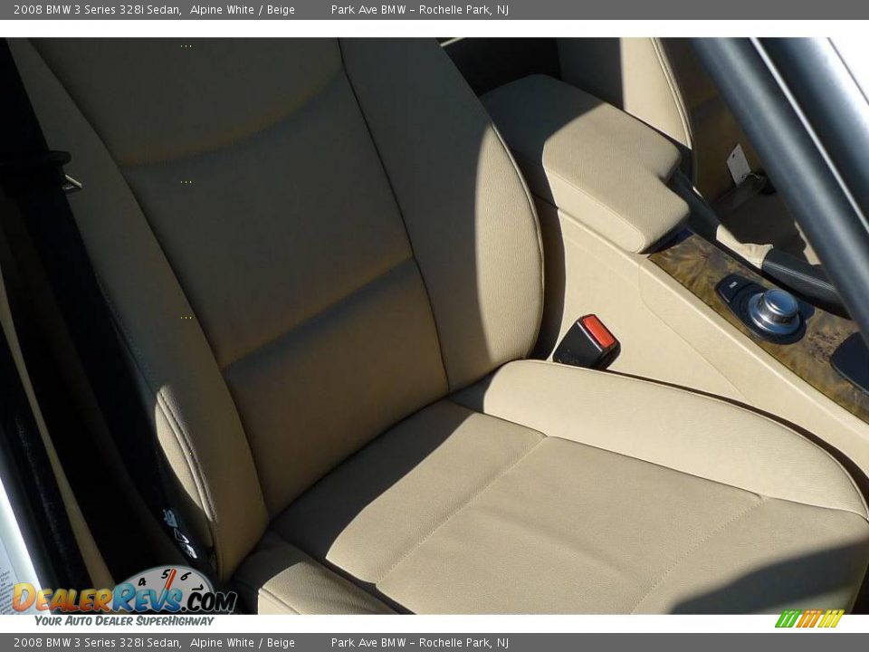2008 BMW 3 Series 328i Sedan Alpine White / Beige Photo #18