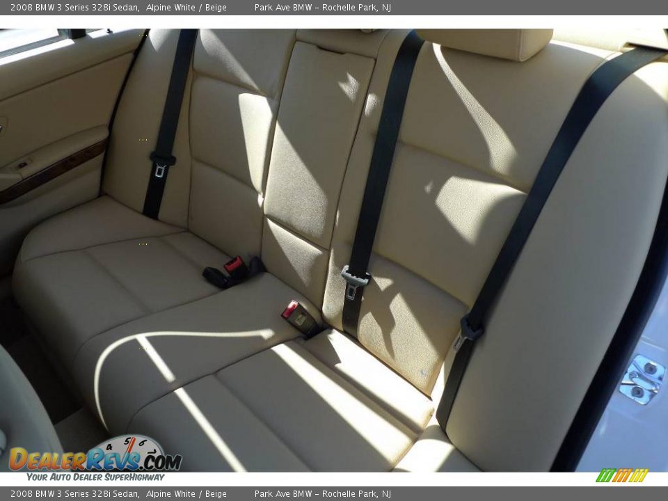 2008 BMW 3 Series 328i Sedan Alpine White / Beige Photo #19